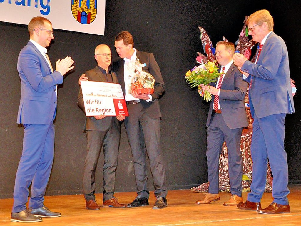Für Steffen Hartwig war der Neujahrsempfang 2024 in Burg besonderer Abend.