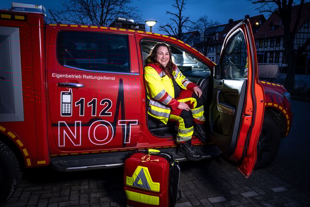 Notärztin mit Leib und Seele: Franziska Frölich arbeutet Vollzeit am Harzklinikum und fährt nebenbei Rettungseinsätze.