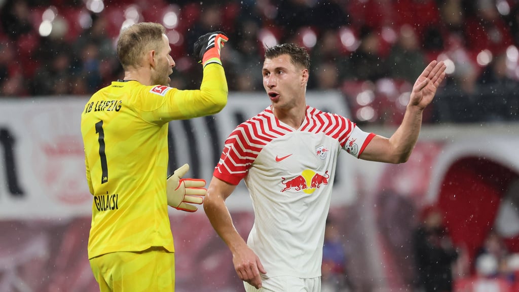 Kommunikatoren bei RB Leipzig: Peter Gulacsi und Willi Orban.