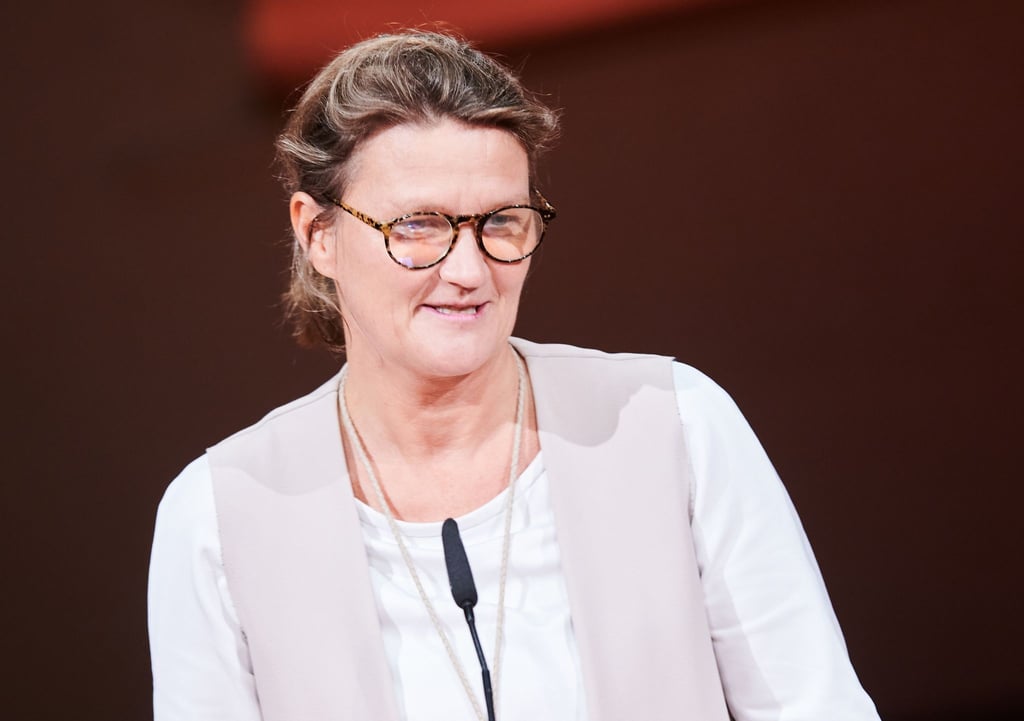 Andrea Zietzschmann, Intendantin der Berliner Philharmoniker, begrüßt die Gäste.