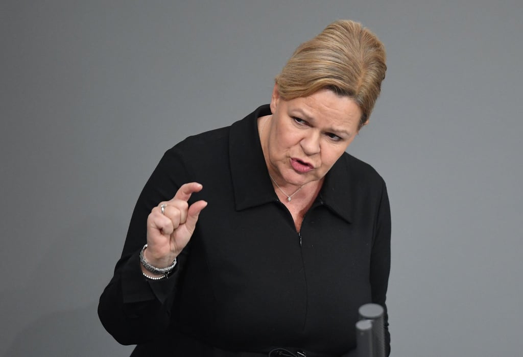 Bundesinnenministerin Nancy Faeser begrüßt die neuerlichen Demonstrationen gegen Rechtsextremismus.
