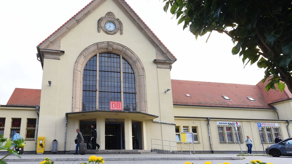 Der Bahnhof in Köthen.