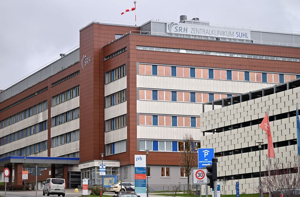 Das Gebäude des SRH Zentralklinikums Suhl.