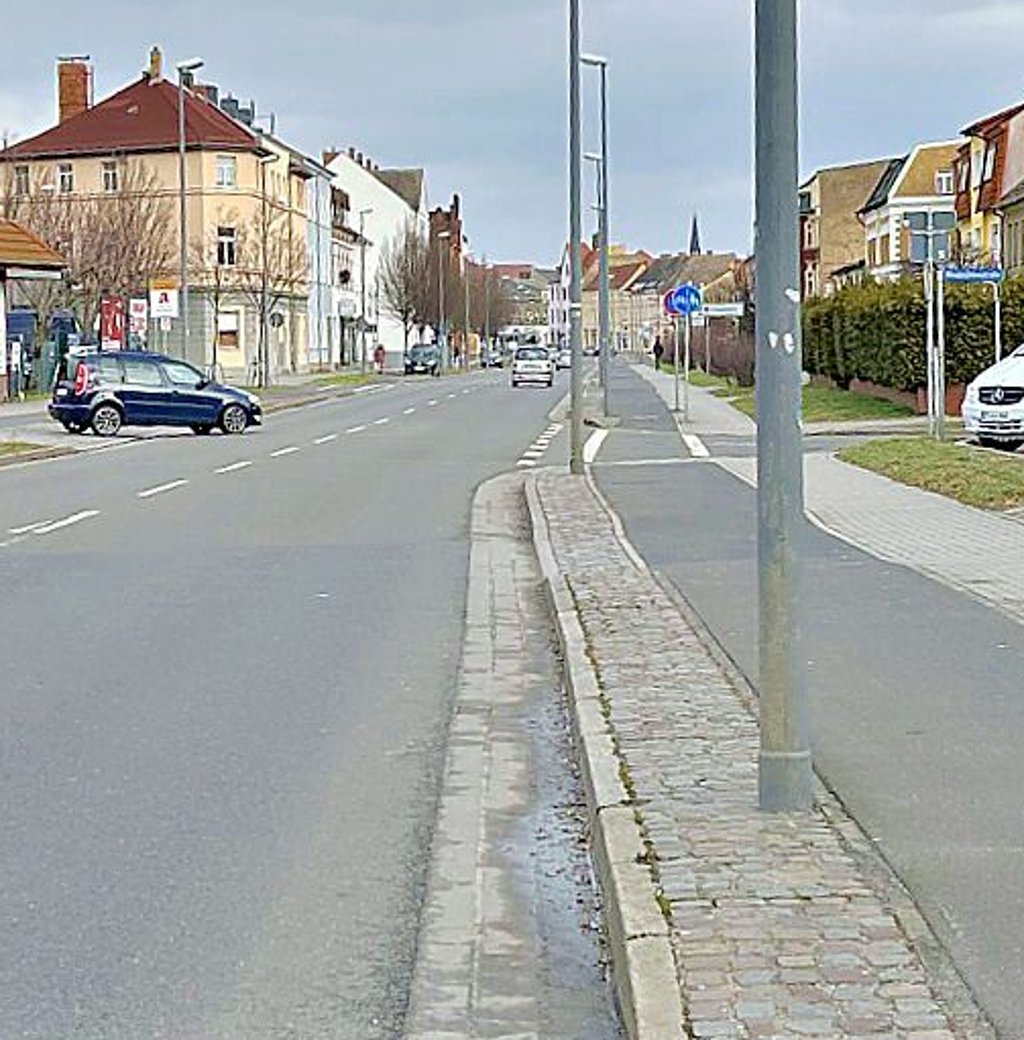 Der Unfall ereignete sich in der Bismarckstraße.