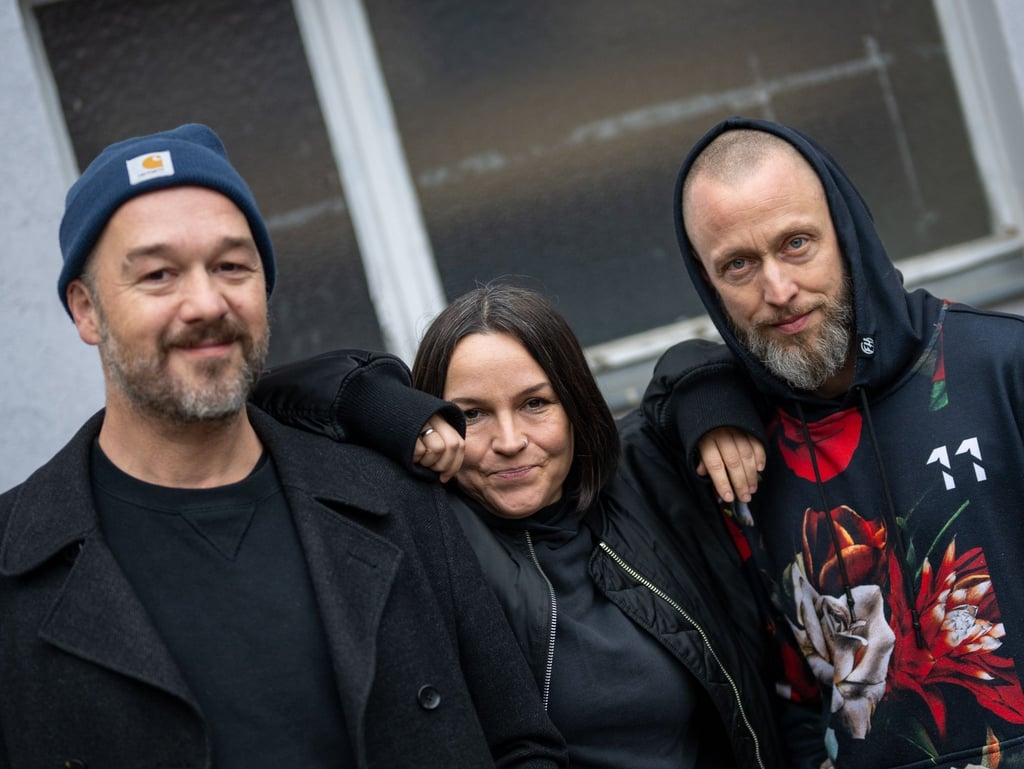 Die Mitglieder der Band Grossstadtgeflüster.