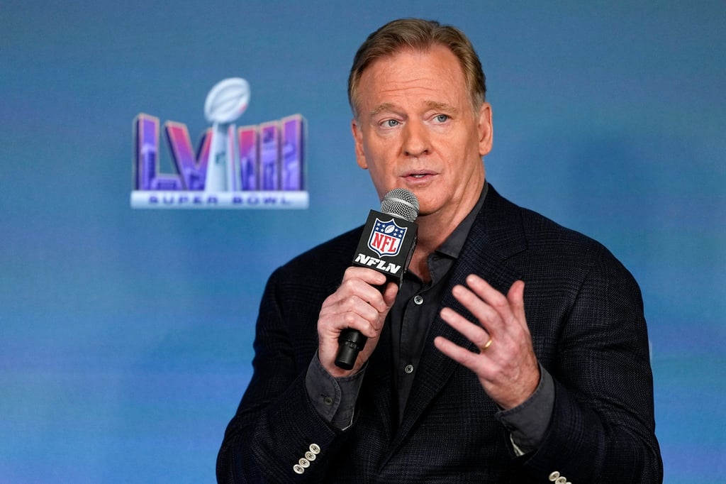 Der NFL-Football-Commissioner Roger Goodell verkündete das erste Spiel in Brasilien.