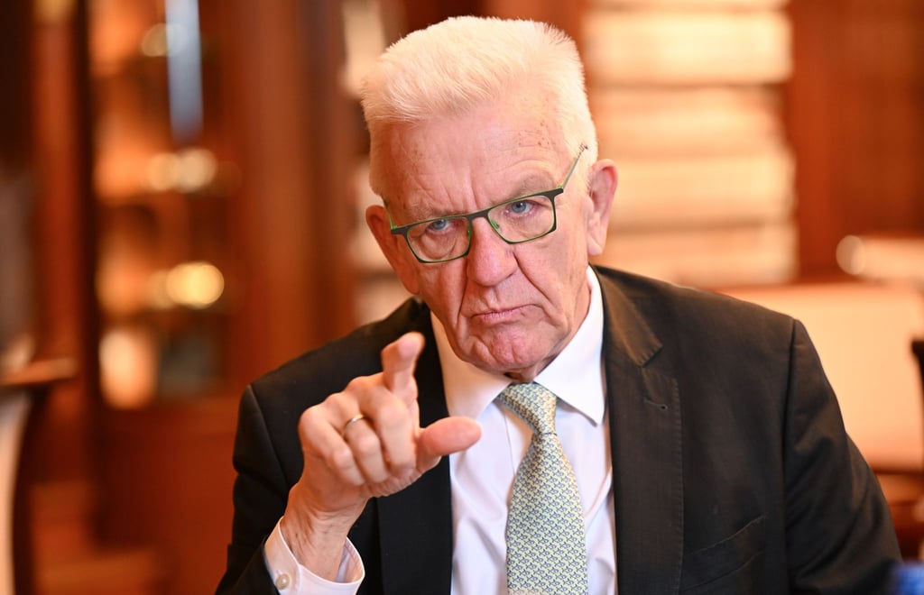 Winfried Kretschmann steht in Baden-Württemberg seit 2016 an der Spitze einer grün-schwarzen Koalition.