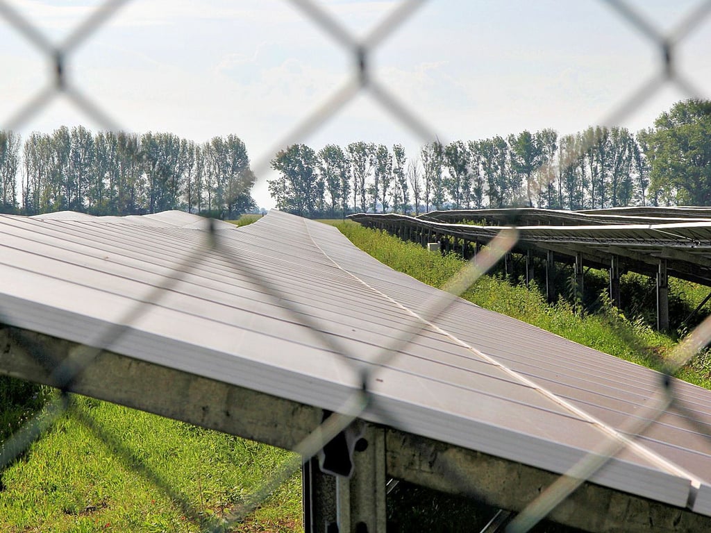 Photovoltaikanlagen produzieren viel Strom in Calbe.