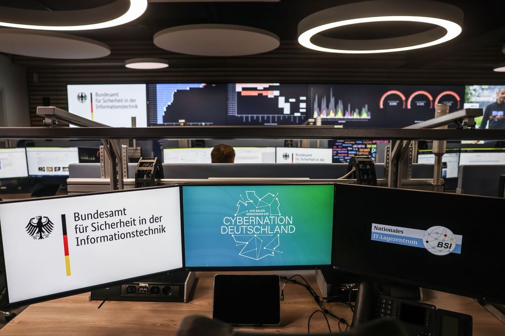 Das neue Nationalen IT-Lagezentrum im Bundesamt für Sicherheit in der Informationstechnik (BSI).