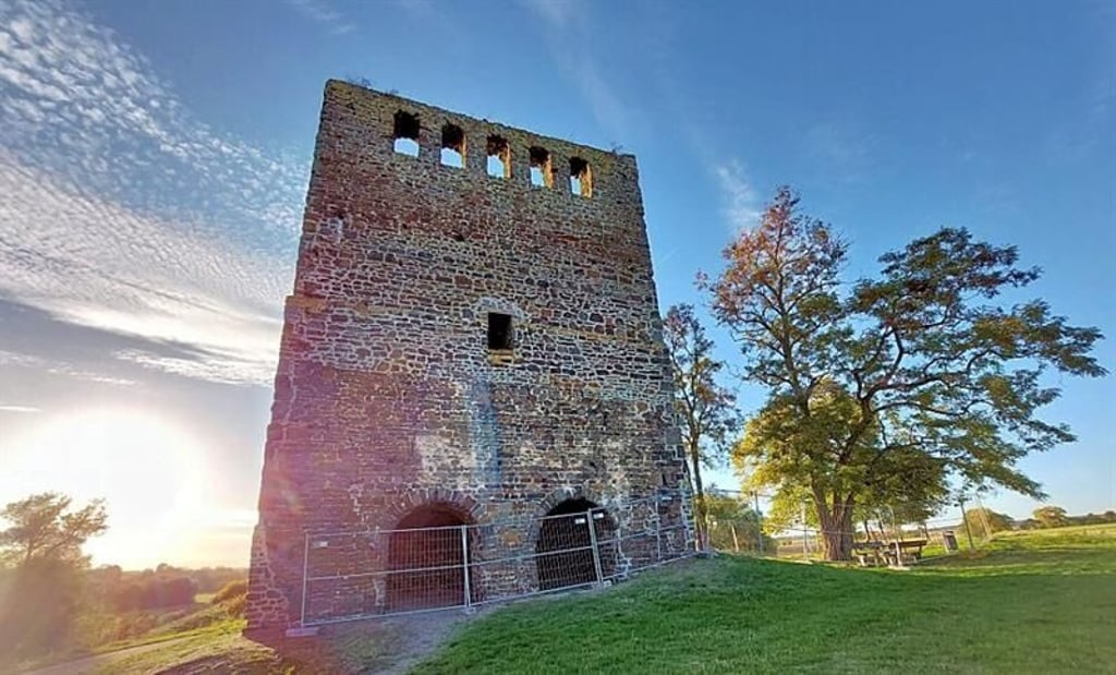Die Ruine Nordhusen in Hundisburg.