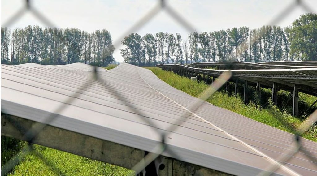 Photovoltaikanlagen produzieren viel Strom in Calbe.