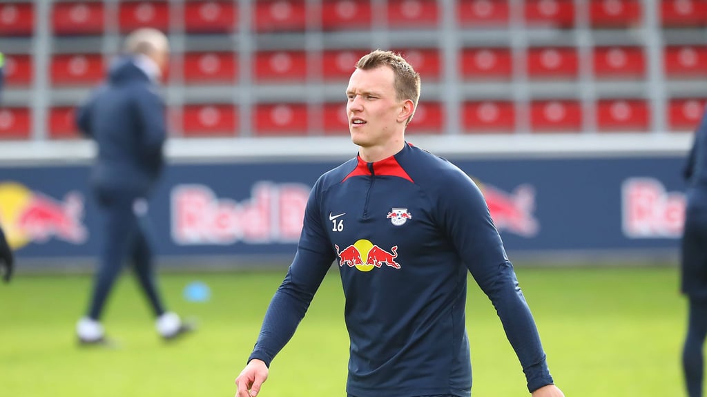 Lukas Klostermann im Training von RB.