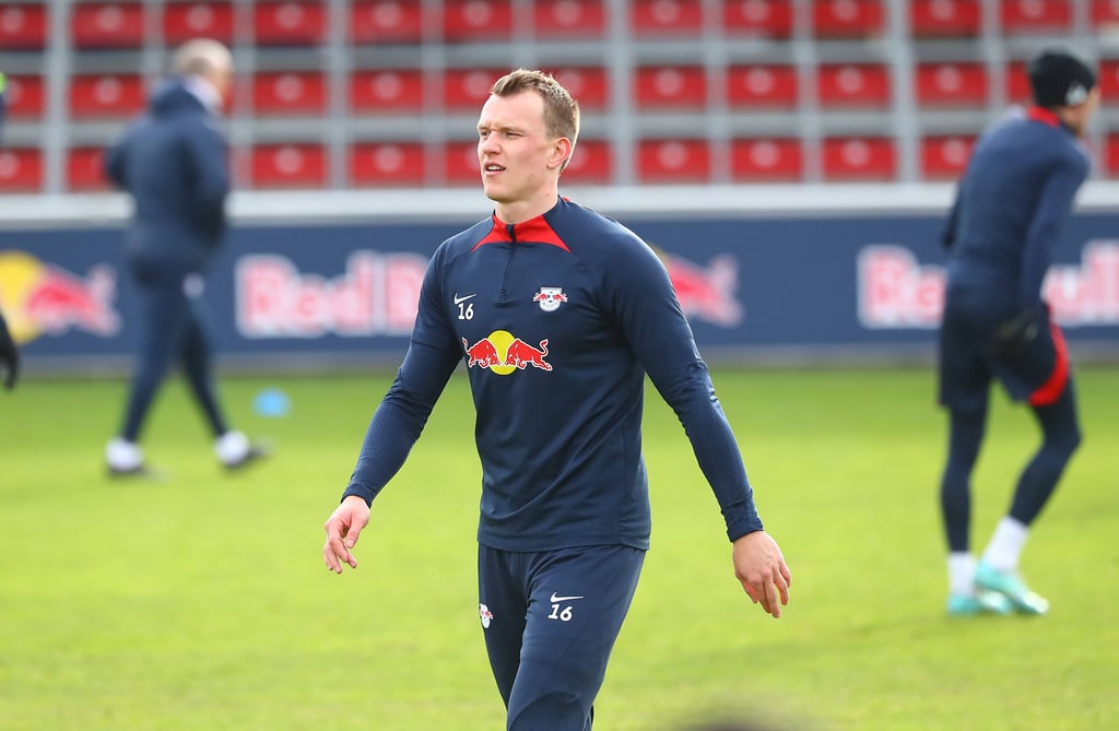 Lukas Klostermann im Training von RB.