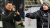 FCM-Cheftrainer Christian Titz (l.) und Fabian Hürzeler, Cheftrainer vom FC St. Pauli: Beide setzten auf junge Talente.