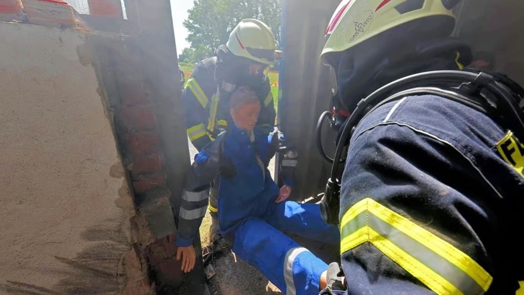 Die Mehringer Feuerwehr fuhr 2023 insgesamt 21 Einsätze. Nach drei Jahren gab es eine gemeinsame Übung des Zuges Süd.