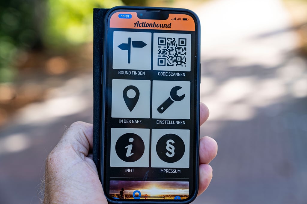 Mit der App Actionbound kann man die "Stadt aus Eisen" interaktiv erkunden.