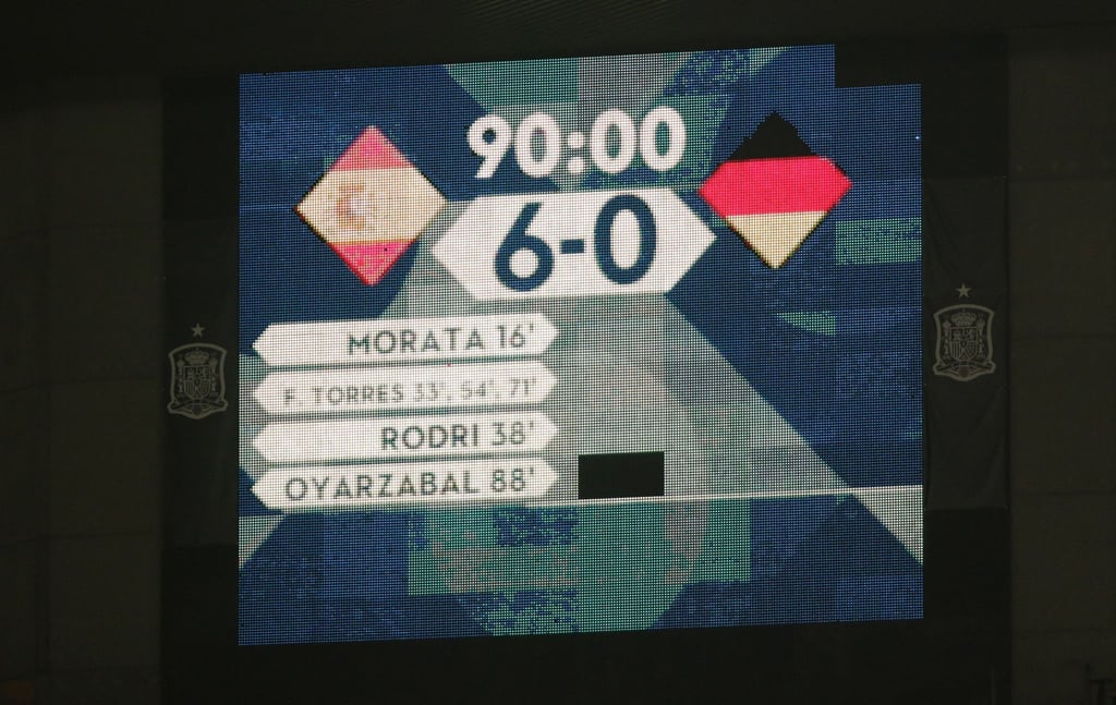 Im November 2020 verlor die DFB-Elf in der Nations League mit 0:6 gegen Spanien.