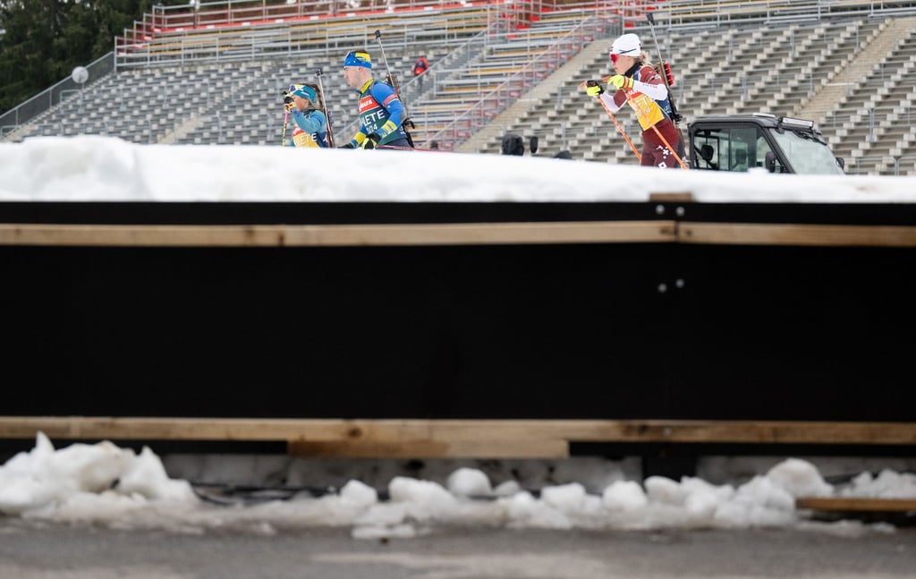 Auch die Biathlon-WM in Nove Mesto hat mit den Folgen des Klimawandels zu kämpfen.