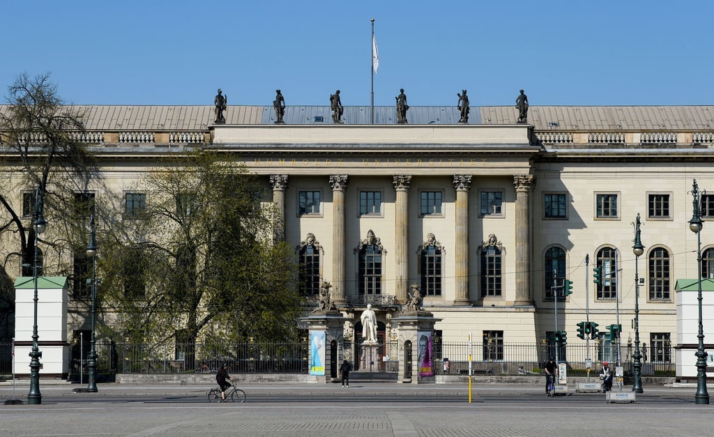 Die Humboldt-Universität zu Berlin am Boulevard Unter den Linden.