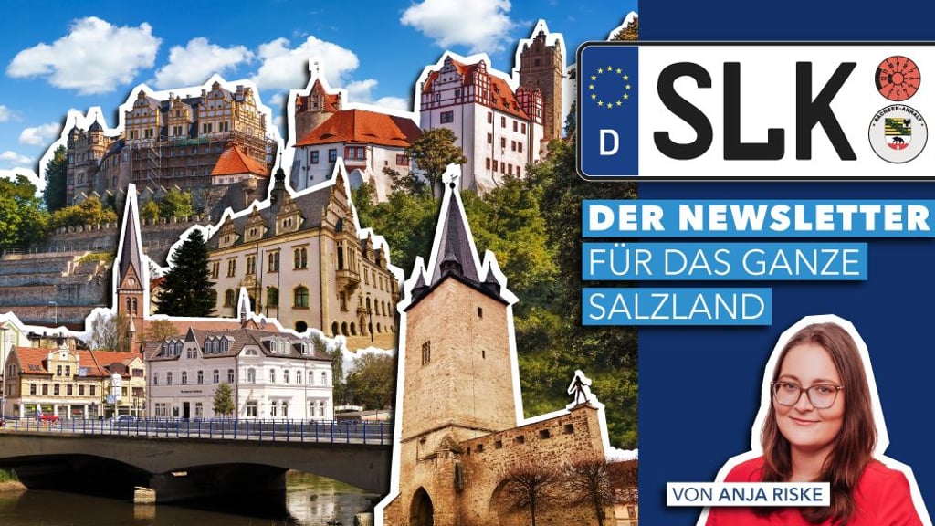 SLK, den Newsletter, schreibt Anja Riske. Sie arbeitet am Regiodesk Salzland. Dazu gehören die Redaktionen in Aschersleben, Bernburg, Schönebeck und Staßfurt.