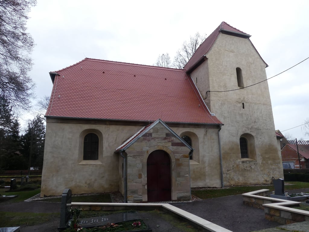 Die Kirche Bischdorf in Milzau