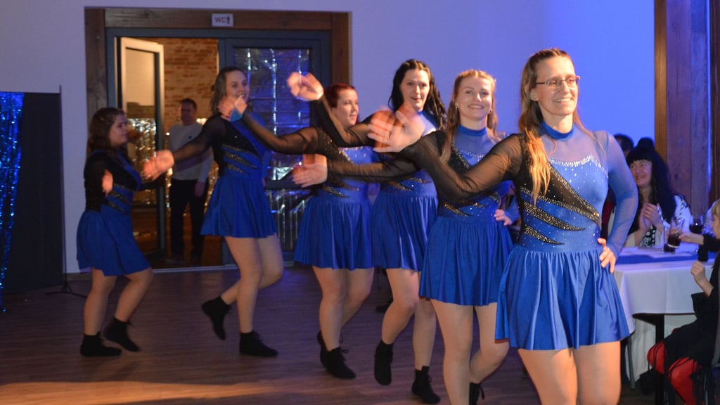 Die Frauentanzgruppe mit Anika Taut, Geena Marie Stobbe, Victoria Gronka, Friederike Stieger, Fabienne Lücke, Annekatrin Ratunde und Michelle Merländer bezauberte mit ihren Auftritten.