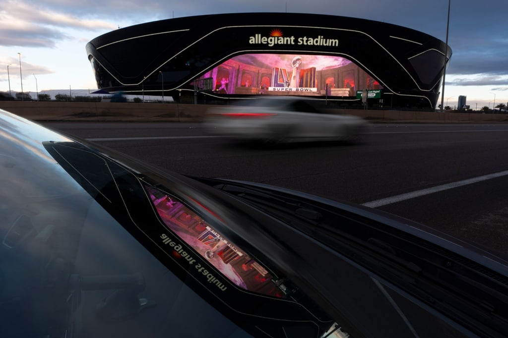Im Allegiant Stadium in Las Vegas wird der 58. Super Bowl ausgetragen.