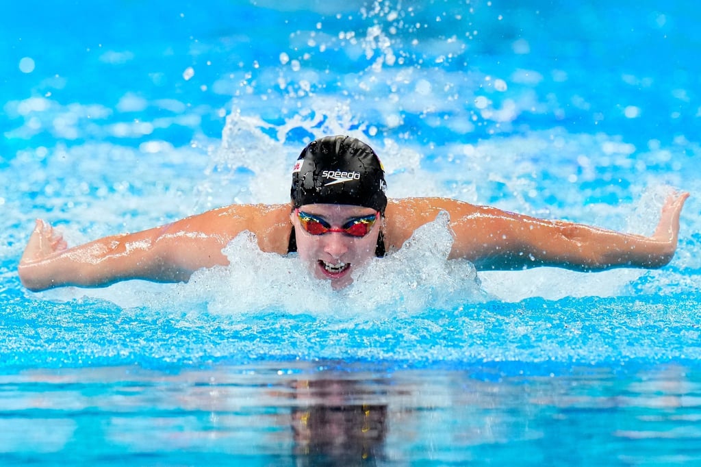 Steht über 100 Meter Schmetterling im Finale der Schwimm-WM in Doha: Angelina Köhler.