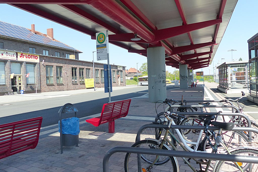Der Bahnhof in Wolfen.