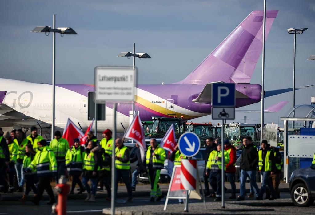 Ein 48-stündiger Streik legt die Flughäfen Leipzig/Halle und Dresden lahm.