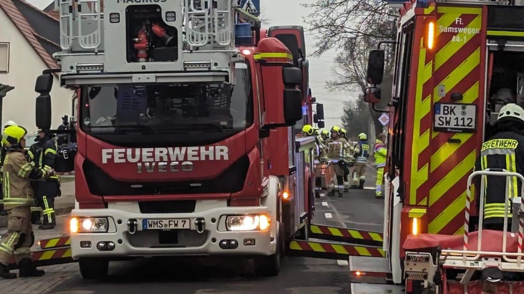 Rund 50 Kameraden aus Samswegen, Meseberg, Jersleben, Wolmirstedt und Klein Ammensleben waren im Einstz.