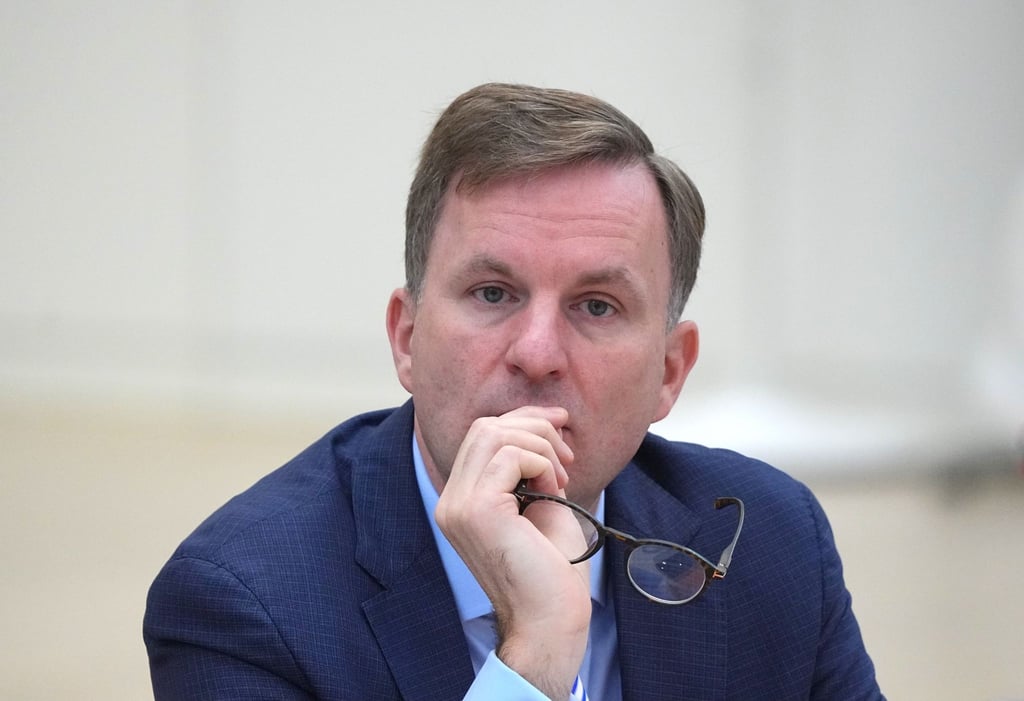 Steeven Bretz, Parlamentarischer Geschäftsführer der CDU-Fraktion, aufgenommen während der Sitzung des Brandenburger Landtags.