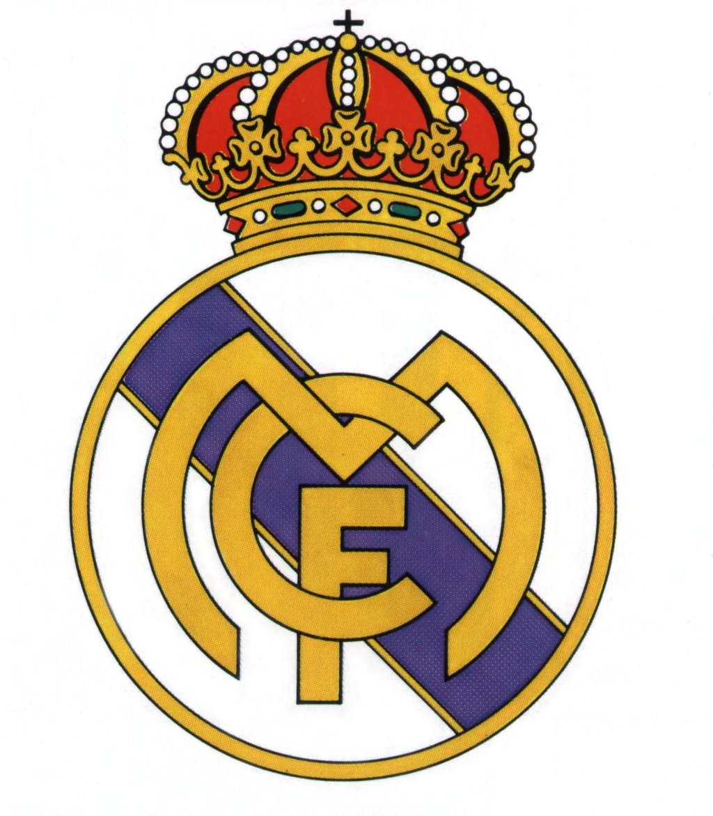 Das Logo des spanischen Fußballklubs Real Madrid (undatierte Aufnahme).