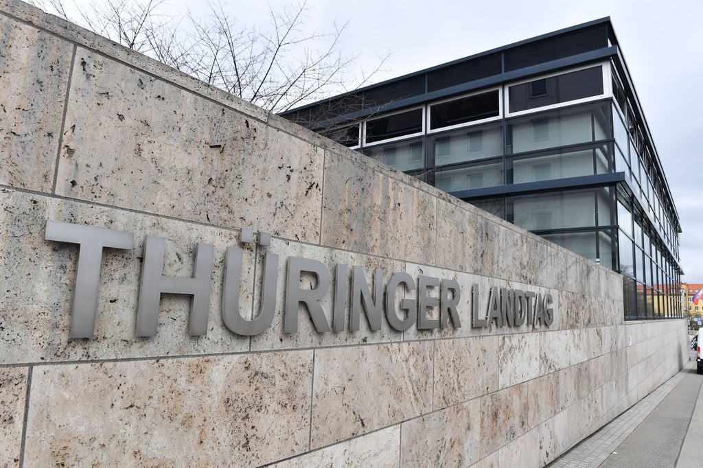 Der Thüringer Landtag in Erfurt.