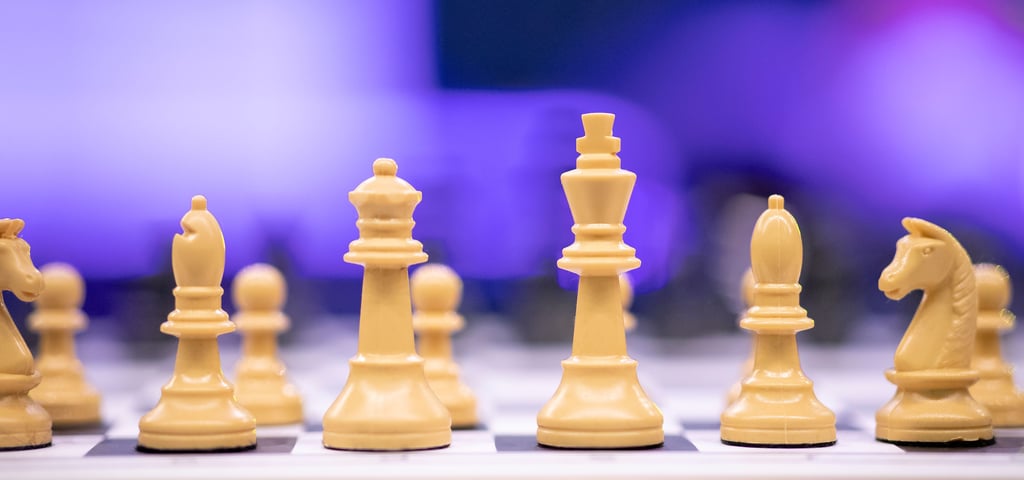 Beim Schach geht es darum, den eigenen König zu verteidigen und den des Gegners mattzusetzen.