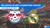 RB Leipzig empfängt Real Madrid in der Champions League.