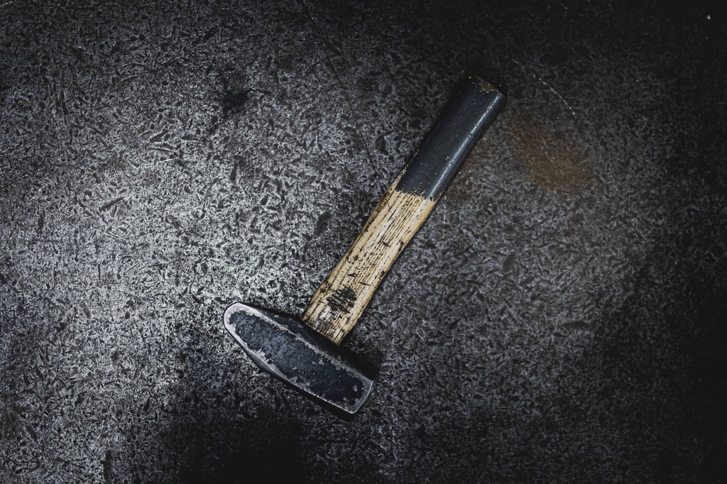 Mit einem Hammer hat laut Medienberichten ein Mann in Köthen sein Haus zerstört, nachdem seine Freundin fremdgegangen sein soll.