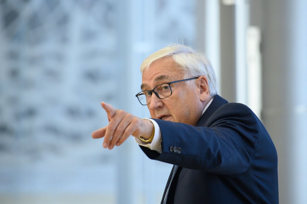 Sachsen-Anhalts Finanzminister Michael Richter (CDU) im Magdeburger Landtag.