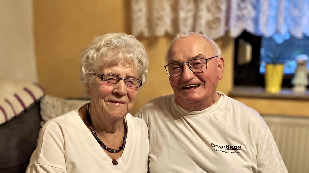 Elfriede und Hansi Flamming haben vor 65 Jahren geheiratet.