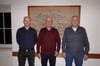 Vorstand der Bürger-Genossenschaft-Zicherie: Andre Bischoff (von links), Friedrich Lenz und Ewald Rowohlt. Foto: Bürgergenossenschaft