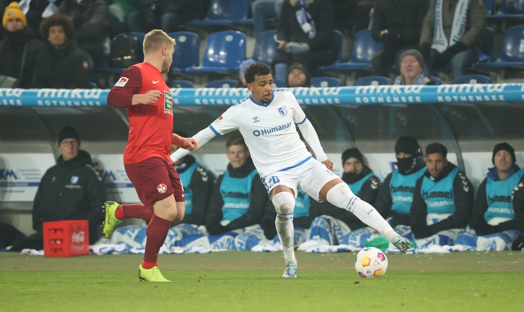 FCM-Neuzugang im Aufwind: Das Dribbling zählt zu Xavier Amaechis großen Stärken.