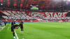 Choreo der Fans von RB Leipzig gegen Real Madrid.