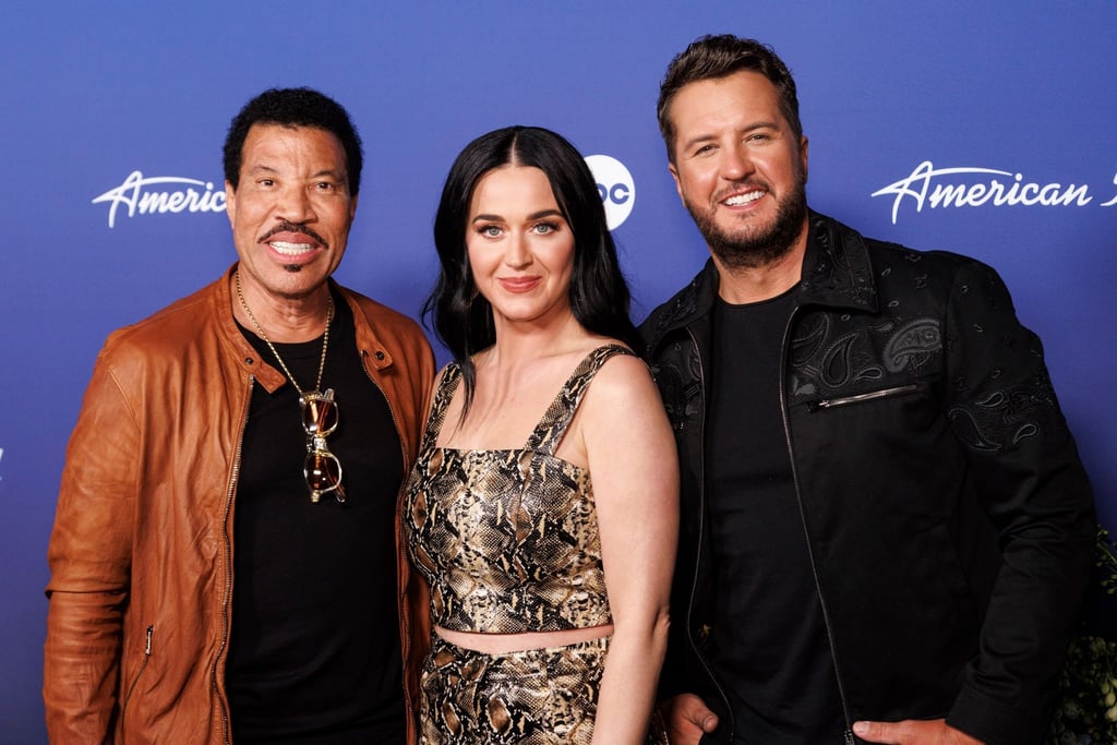Die Juroren der Show Lionel Richie (l-r), Katy Perry und Luke Bryan bei der 20-Jahres-Feier von „American Idol“.