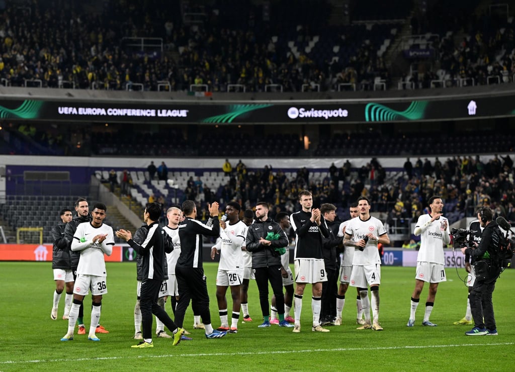 Die Eintracht kam trotz 2:0-Führung nicht über ein 2:2 bei Saint-Gilloise hinaus.