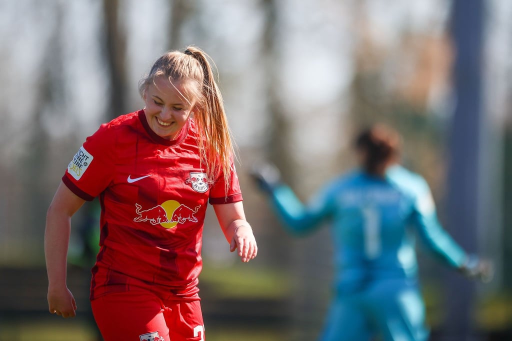 Leipzigs Spielerin Vanessa Fudalla reagiert.