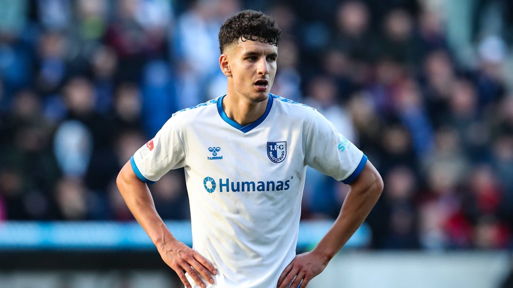 Daniel Elfadli war beim 1. FC Magdeburg gut mit Cristiano Piccini befreundet, der den FCM im Winter verlassen hat.