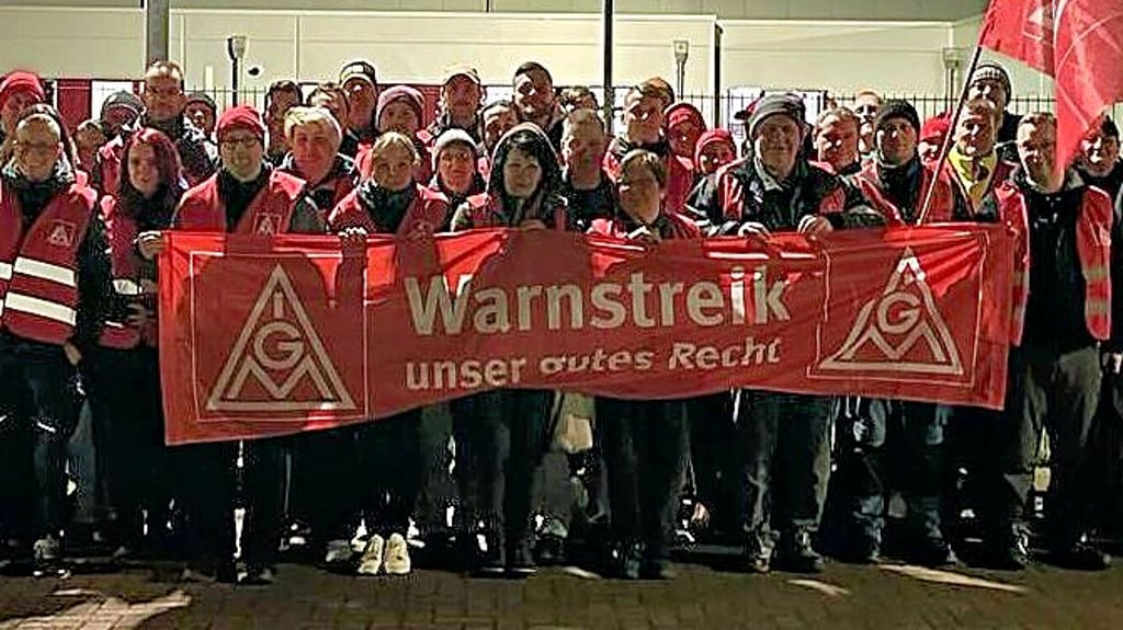Warnstreik bei Polytec.