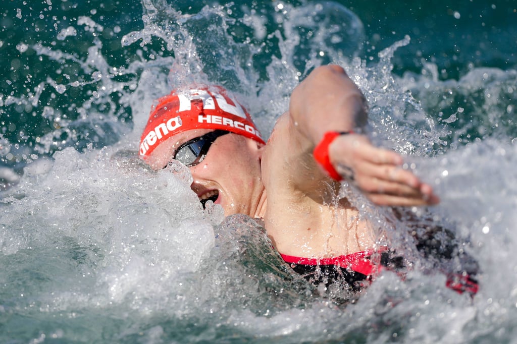 Jan Hercog kam bei der WM in Doha im Freiwasser-Rennen über zehn Kilometer auf Platz 16.