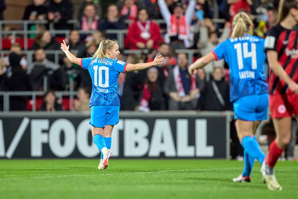 Doppeltorschützin Vanessa Fudalla.