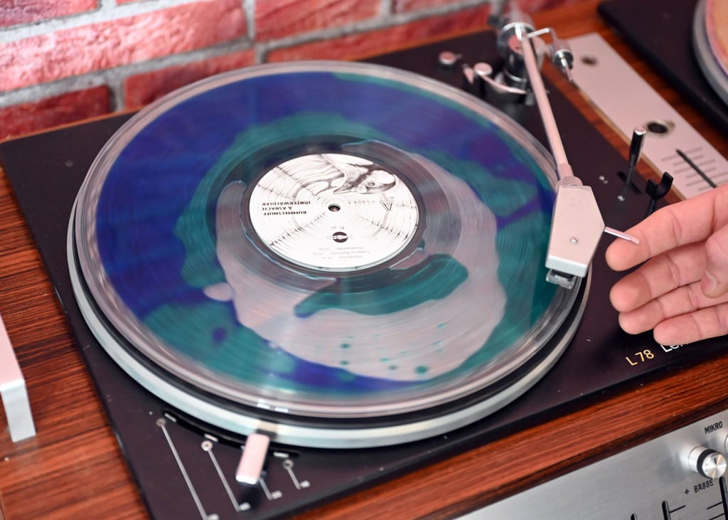 Sammler, Fans und Künstler lieben bunte Schallplatten.